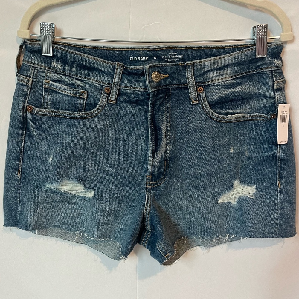 NWT Old Navy HR OG Straight Jean Short